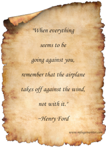 A quote by Henry Ford Written on Parchment. 